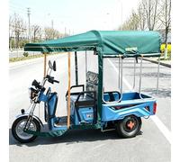 Toldo para Triciclo Eléctrico, Cubierta Impermeable de Tela Oxford, Protector Solar y Anti Lluvia para Triciclo de Carga, Resistente a Todo Clima(Blue,90x80cm/35.4x31.4")