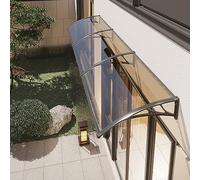 Toldo para ventana al aire libre, cubierta de lluvia para puerta de entrada, jardín, patio, terraza, protección UV (80 x 180 cm)