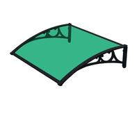 Toldo para ventana al aire libre, soporte de metal para puerta de patio y jardín, toldo para entrada, lluvia, nieve y sol, refugio duradero resistente a los rayos UV, fácil instalación