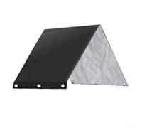Toldo parasol para columpios y toboganes que proporciona protección contra la intemperie (negro)