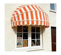 Toldo plegable impermeable de lona resistente a los rayos UV con ventana de arco esmaltado, fácil de instalar, cubierta de porche para jardín al aire libre, 155 x 45 x 45 cm