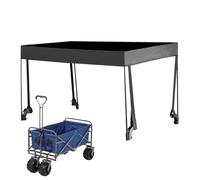 Toldo portátil - Toldo para carrito de golf, cubierta portátil para carrito de comestibles | Toldo de protección solar de tela Oxford 600D, extraíble, accesorios para cochecitos, toldo de jardín para
