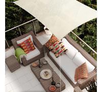 Toldo rectangular 3x5 m Anillas de fijación Poliéster Transpirable Blumfeldt