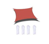 Toldo rectangular con bloqueo UV, impermeable, para jardín, patio, fiesta, transpirable, fuerte resistencia al viento, 4 x 4 m