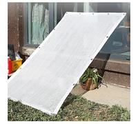 Toldo rectangular con protección UV para patio al aire libre, jardín, fiesta e invernadero, red de sombra blanca (tamaño: 2 x 5 m)