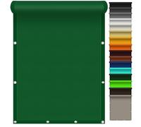 Toldo rectangular de 3 x 5,5 m, ángulo recto, resistente a desgarros y a la intemperie, protección UV, sin necesidad de taladrar, ideal para jardín, balcón y patio