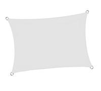 Toldo rectangular de 3 x 5 m, 95 % de protección UV, para patio, jardín, espacios al aire libre, toldo de tela impermeable para una cobertura solar eficaz