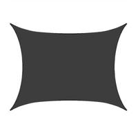 Toldo rectangular grande - Toldo impermeable con protección UV 95% resistente al desgarro para exteriores con cuerdas (8x) para patio, jardín y piscina.