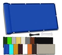 Toldo rectangular impermeable con 95 % de protección UV para patio y exteriores, incluye cuerda gratuita, color azul, 3 x 5 m, ideal para uso en jardín y patio trasero