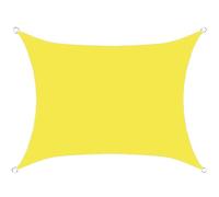 Toldo rectangular impermeable con cuerdas - Toldo para exteriores para jardín, balcón y patio - Toldo resistente a los rayos UV de 8,4 x 5 m para actividades al aire libre