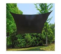 Toldo rectangular impermeable con protección UV con cuerda, perfecto para patio, jardín, cenador y cochera, disponible en 2 x 4 m y 4 x 5 m, color negro