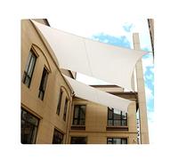 Toldo rectangular impermeable de 2 x 4 m y 4 x 5 m, toldo blanco con 95% de protección UV para patio, jardín y patio trasero, cubierta de parasol con cuerda