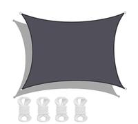 Toldo rectangular impermeable para exteriores, 4 x 4 m, resistente al agua, con bloqueo UV, para patio, jardín y terraza, toldo duradero para máxima protección