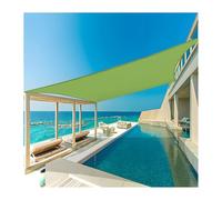 Toldo rectangular impermeable para jardín, tela Oxford, para patio, balcón, fiesta, color verde, 4 x 4 m, solución de protección solar