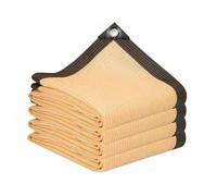 Toldo rectangular para exteriores, 6 x 10 m, transpirable, para patio, jardín, resistente a los rayos UV, lona color beige para espacios de 3 x 3, 3 x 4, 4 x 4, 3 x 5, 5 x 5, 2 x 3