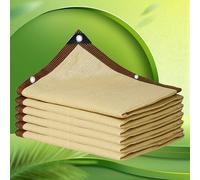 Toldo rectangular resistente a los rayos UV de 4 x 4 m, tela 90% de bloqueo solar con ojales para protección al aire libre, jardín, patio y terraza