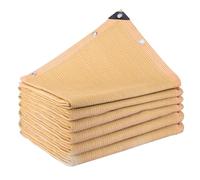 Toldo resistente a los rayos UV con ojales para uso en exteriores, pérgola, balcón, patio, disponible en tamaños de 2 x 2 m, 3 x 5 m, 8 x 8 m y 3 x 1