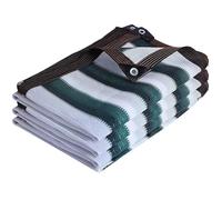 Toldo Retractil 12 Pin HDPE Shading Net Garden Balcony Succulent Plant Sunshade Outdoor Swimming Pool Sun Shade Car Cover(White Dark Green,3x2.5m)