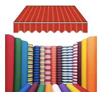 Toldo retráctil de repuesto de tela de 12 x 10/10 x 8/8 x 5/2 x 1,5 m, cubierta superior para puertas y patios, color rojo (4,5 x 2,5 m), protección UV resistente a la intemperie