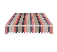 Toldo retráctil de repuesto de tela para balcón y patio, protección UV con cenefa, fácil de instalar, Tende Da Sole Di Ricambio