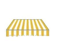 Toldo retráctil de tela de repuesto, 4 fundas de lona para toldos de balcón, se adapta a toldos de 200 a 500 cm, resistente a la intemperie, solución de sombra para exteriores