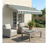 Toldo retráctil de tela fácil de incrustar para patios al aire libre y diciembre para jardines y balcones