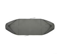 Toldo retráctil de tela Oxford 420D impermeable a prueba de polvo con bolsa de almacenamiento para patio, balcón y jardín, toldo de muebles de exterior, gris (3,5 m)