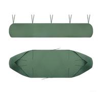 Toldo retráctil de tela Oxford 420D para exteriores, cubierta protectora impermeable y resistente al polvo con bolsa de almacenamiento, se adapta a toldos de 2 a 5 m, verde (4 m)