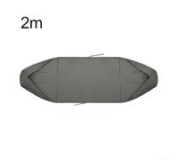 Toldo retráctil de tela Oxford 420D para exteriores, tamaños de 2 a 5 m, cubierta protectora a prueba de polvo e impermeable, fácil almacenamiento con bolsa, gris para patios, balcones y jardines (2 m