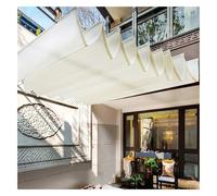 Toldo retráctil para patio, resistente a los rayos UV, toldo de repuesto para pérgola, porche, terraza, jardín