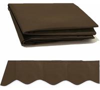 Toldo retráctil para puerta de patio, refugio solar al aire libre, tela impermeable de repuesto para toldo de ventana de fiesta de jardín para una mayor sombra y protección.