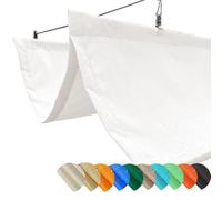 Toldo retráctil resistente para jardín y patio, kit de toldo plegable impermeable con accesorios, solución de sombra personalizable para todos los espacios