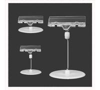 Toldo retráctil, toldo, toldo de puerta de ventana Soporte for tarjetas de precio, clip for letreros con abrazadera, paquete de 24, letrero de exhibición de mercancía giratorio con clip estilo POP(Rou