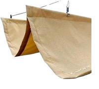 Toldo Retractil Width 3.5m Retractable Wave Sun Shade Net Telescopic Sail Rainproof Sunproof Awning with 15mm Steel Pipe(Beige - Waterproof,3.5mx8m)