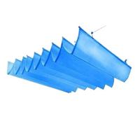 Toldo Retractil Width 3.5m Retractable Wave Sun Shade Net Telescopic Sail Rainproof Sunproof Awning with 15mm Steel Pipe(Blue - HDPE,3.5mx7m)