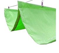 Toldo Retractil Width 4m Telescopic Waterproof Sunshade Sail Summer Patio Wave Sun Shade Net Retractable Shading Cover Outdoor(Green-Waterproof,W4m x L10m)