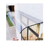 Toldo Tipo marquesina, toldo Moderno Curvo para Puerta - Cubierta de policarbonato Impermeable, 3,5 mm de Grosor, Elegante Refugio Exterior para Porche Delantero/Trasero - 40x50cm (15,7x19,6