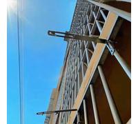 Toldo transparente para puerta, refugio de lluvia al aire libre, protección UV para entrada, cubierta de porche autolimpiable (50 x 260 cm)