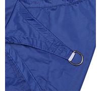 Toldo triangular impermeable para patio, jardín y fiestas, bloquea los rayos UV del 98%, color azul marino (5 x 5 x 5 m), perfecto para protección de verano
