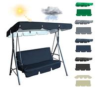Toldo Universal De Repuesto para Columpio, Cubierta De Hamaca para Patio, Jardín, Exterior, Tamaño (M-164 * 114 * 15cm,Blue)
