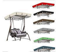 Toldo universal de repuesto para columpio de jardín, duradero, para columpio al aire libre, tela impermeable, fácil instalación, ideal para patio y patio trasero