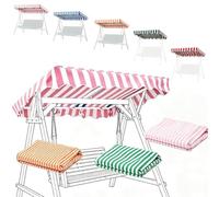 Toldo Universal De Repuesto Para Columpio De Patio 2/3 Plazas, 164x114cm 190x120cm Capota Para Columpio De Jardín, Techo De Repuesto Balancin Tela Oxford(Pink,210x145cm/83x57in)
