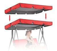Toldo universal impermeable de repuesto para silla de columpio, resistente a los rayos UV, para hamacas y asientos de columpio (solo toldo), protección solar perfecta