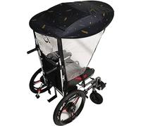 Toldo universal para silla de ruedas eléctrico, resistente a la lluvia, al polvo, plegable, para protección al aire libre