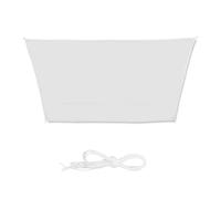 Toldo vela blanco, Vela sombra trapezoidal, Marquesina, Toldo balcón resistente