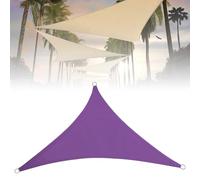 Toldo Vela De Sombra 2x2x2m 3x3x4.3m 4x4x5.7m, Vela De Sombra Triangular Impermeable Protección Solar, Toldos Para Patios, Terrazas, Céspedes, Piscinas, Pérgolas Y Cocheras(Purple,4.5x4.5x4.5m)