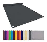 Toldo Vela de Sombra Ángulo Recto 3x4M Resistente a Desgarro Impermeable Toldo Vela de Sombra Protección con Cuerda Libre para Patio Jardín Terraza Balcón Parque, Gris Oscuro, 22073