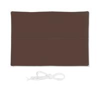 Toldo vela marrón, Vela sombra rectangular, Marquesina, Toldo balcón resistente