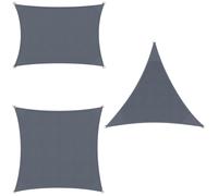 Toldo vela rectangular antracita polietileno 3x4m terraza