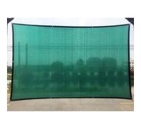 Toldo verde de alta calidad, malla de polietileno de alta densidad con protección UV para patios, pérgolas y sitios de construcción (6 x 7 m) - Malla de protección solar duradera transpirable para